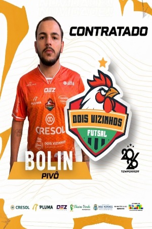 Galo Futsal anuncia a contratação do pivô Bolin